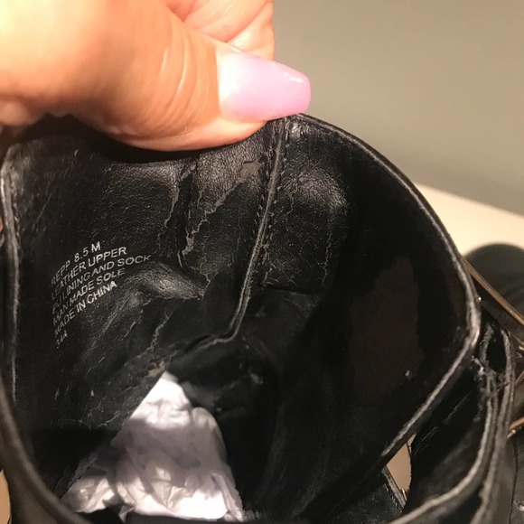 Steve Madden booties Repp black leather 3 buckles … - Picture 9 of 10